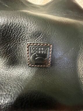 Dooney & Bourke Brenna black leather handbag, satchel